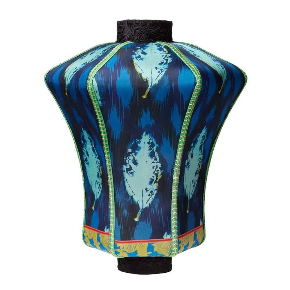 Design objects - Lamp Skardu Ikat leaves - TRACES OF ME