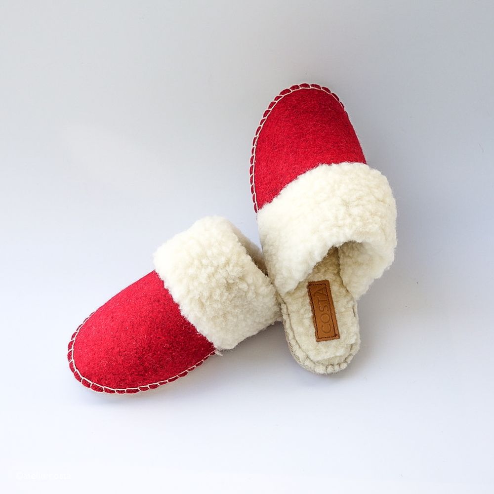 Gifts - Handmade slippers in pure wool - ATELIER COSTÀ