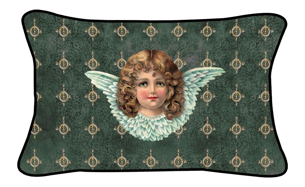 Fabric cushions - Angel cushions - BLUE SHAKER