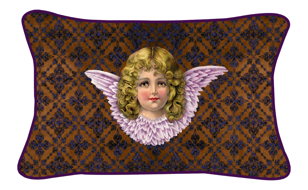 Fabric cushions - Angel cushions - BLUE SHAKER