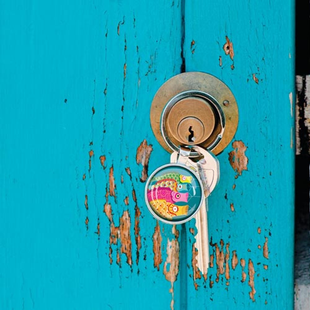 Sacs et cartables enfants - Keychain Les Minis Flash Moka - LES MINIS D'EMILIE