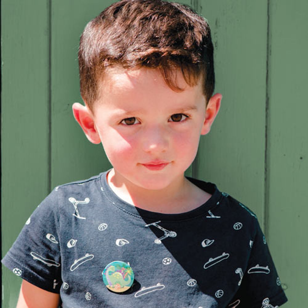 Children's apparel - Badge Boy Les Minis Bivouac - LES MINIS D'EMILIE