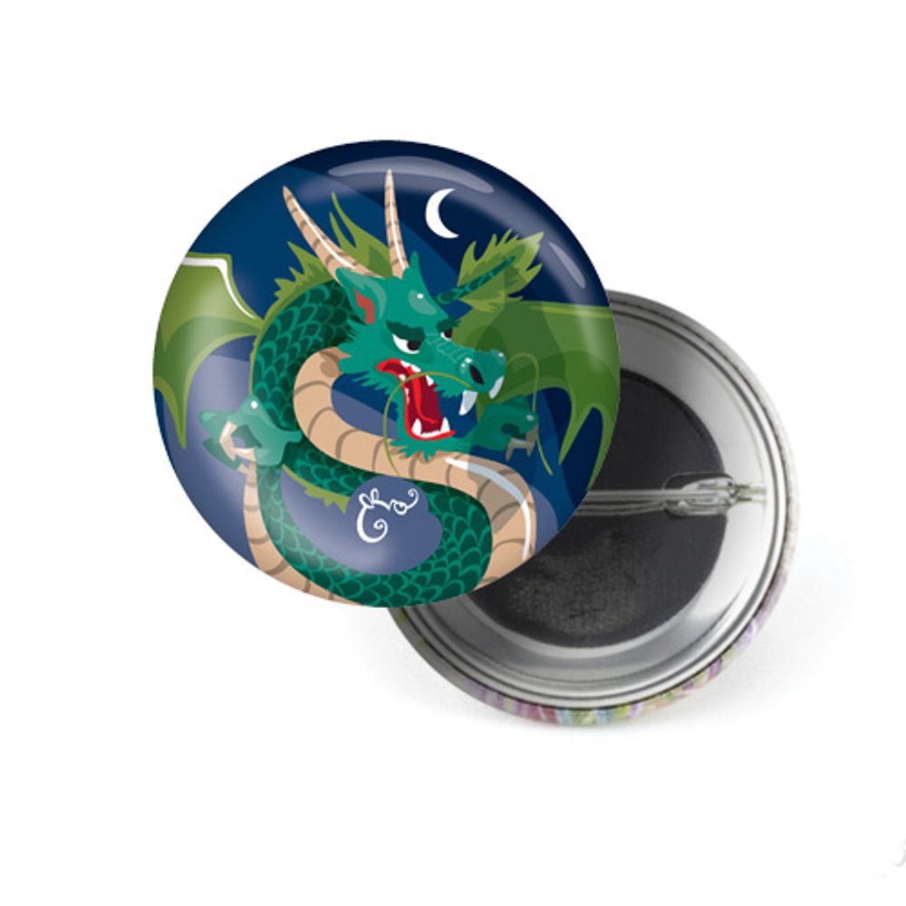 Children's apparel - Badge Boy Les Minis Dragon - LES MINIS D'EMILIE