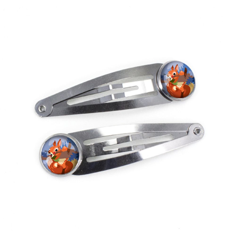 Accessoires cheveux - Hair Clips Les Minis Ecureuil - LES MINIS D'EMILIE