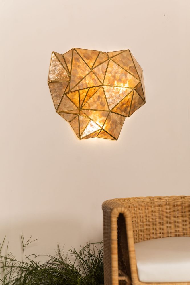 Design objects - GOLTRIO Capiz Rock Lamp Collection - DESIGN PHILIPPINES HOME