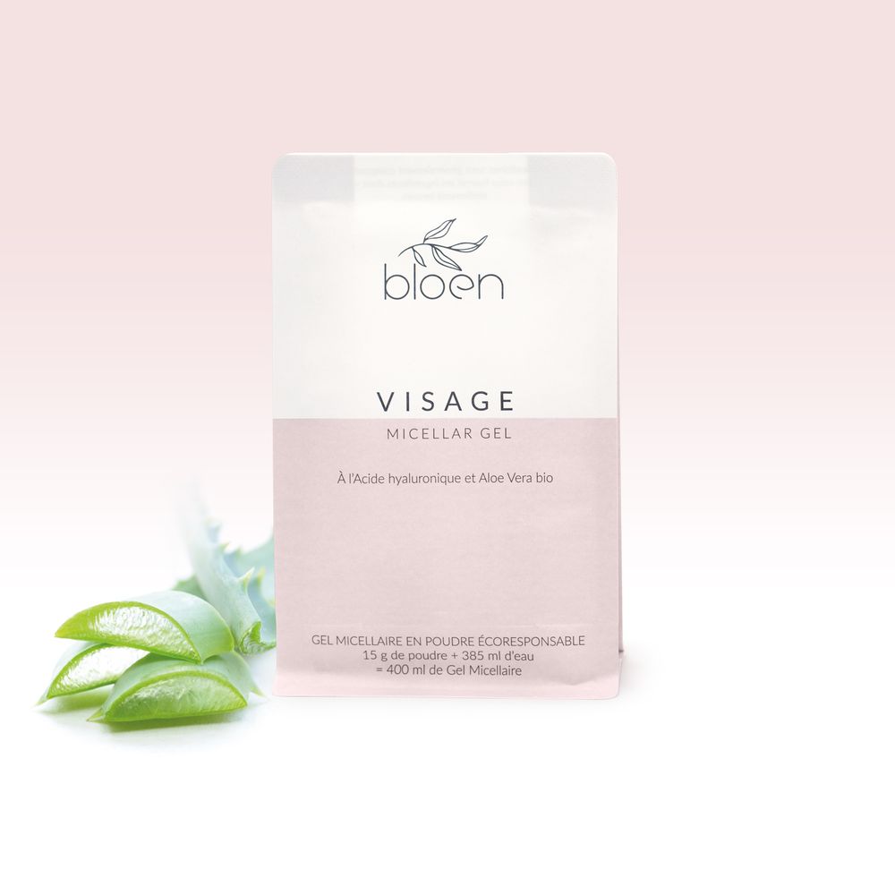 Cosmétiques - Gel micellaire BLOEN Eco responsable - Zéro déchet - Ecologique - BLOEN