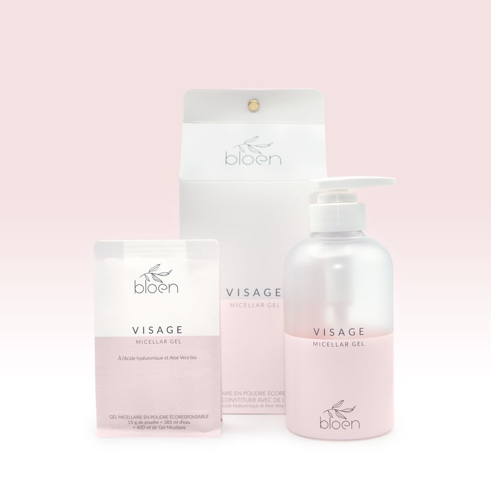 Cosmétiques - Gel micellaire BLOEN Eco responsable - Zéro déchet - Ecologique - BLOEN