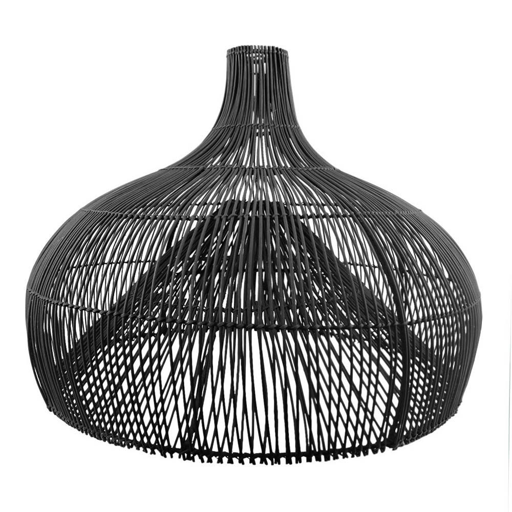 Decorative objects - Hanging light rattan black Maggie M - EARTHWARE