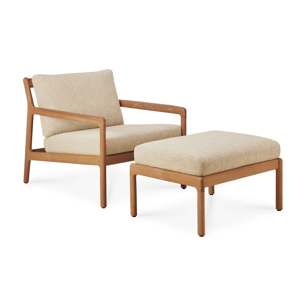 Coffee tables - Teak Jack outdoor footstool - ETHNICRAFT