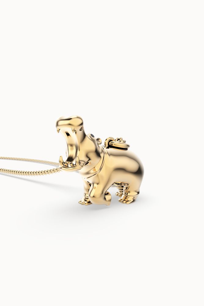 Jewelry - Hippo Necklace - CHOCLI