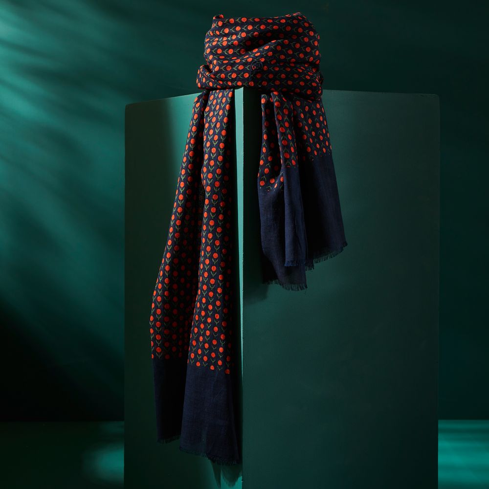 Foulards et écharpes - FOULARD HOMME SIKKIM COTON BIO - AV08 PARIS