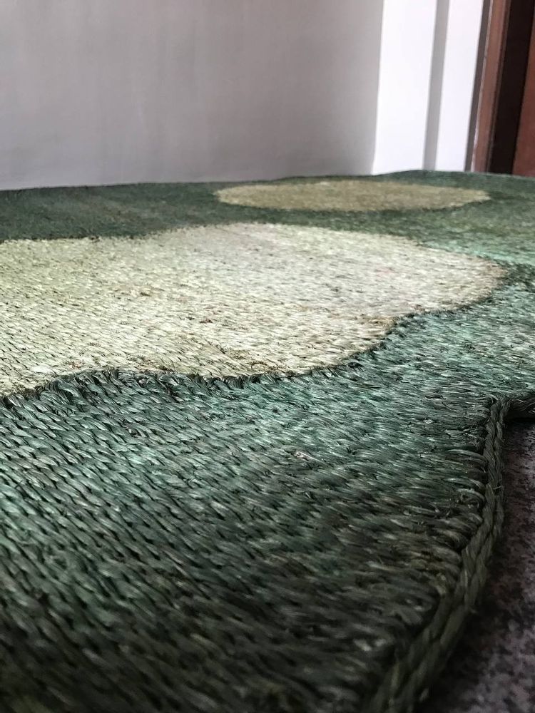Tapis sur-mesure - Tapis VERT DARUMA - WEAVEMANILA