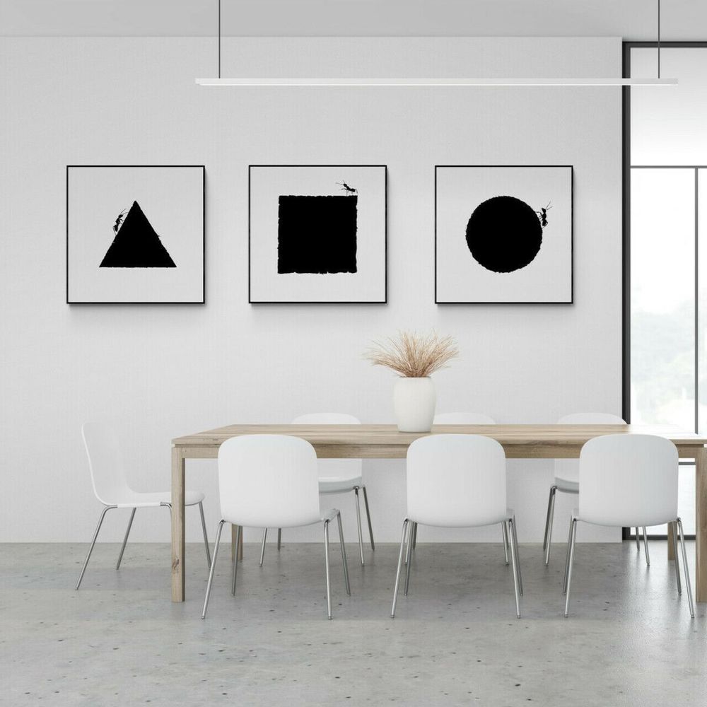 Art photos - Ants triptych - L'ATELIER DES CREATEURS
