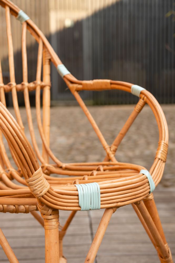 Lawn armchairs - MARIUS wicker armchair - KOK MAISON