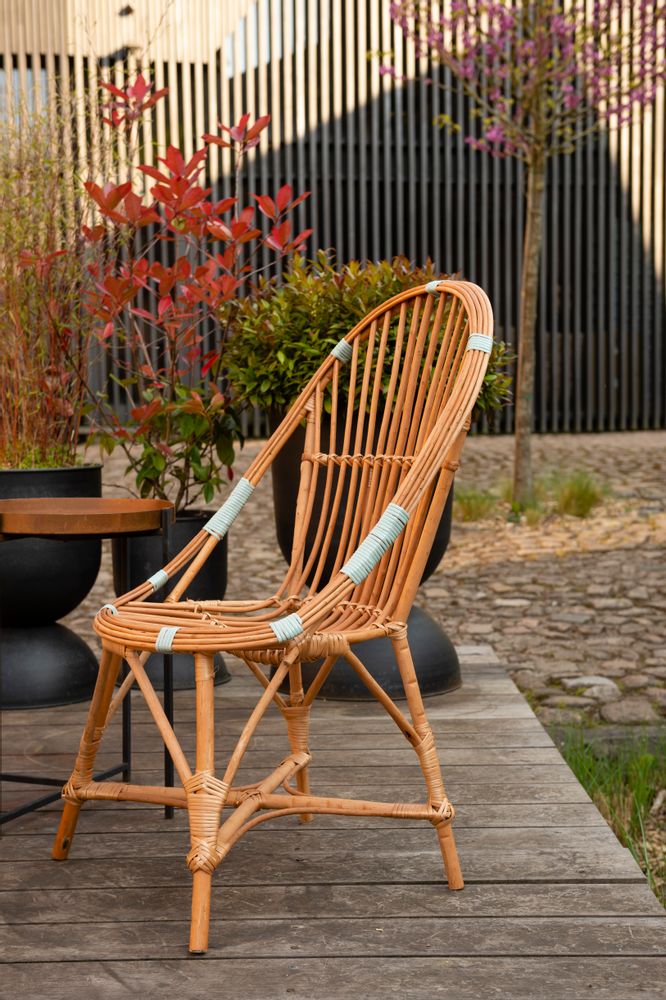 Lawn armchairs - MARIUS wicker armchair - KOK MAISON
