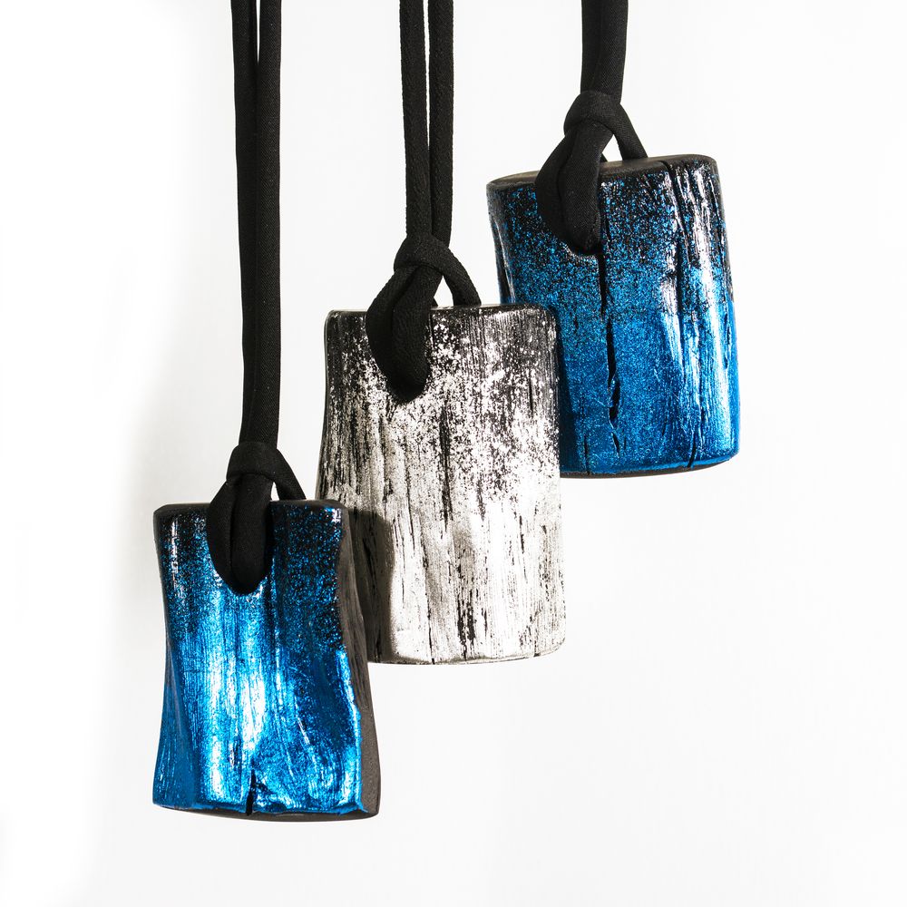 Jewelry - Blue and BLUE-KIN Necklace - CHARCOAL ESKIMEÏT