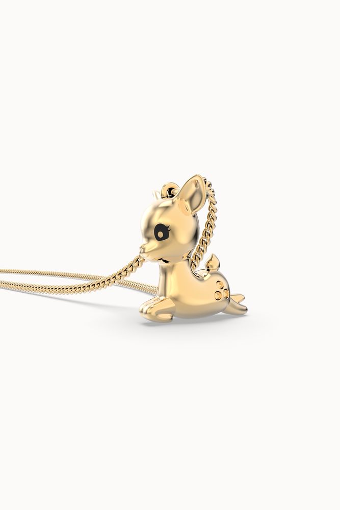 Jewelry - Fallow Deer Necklace - CHOCLI