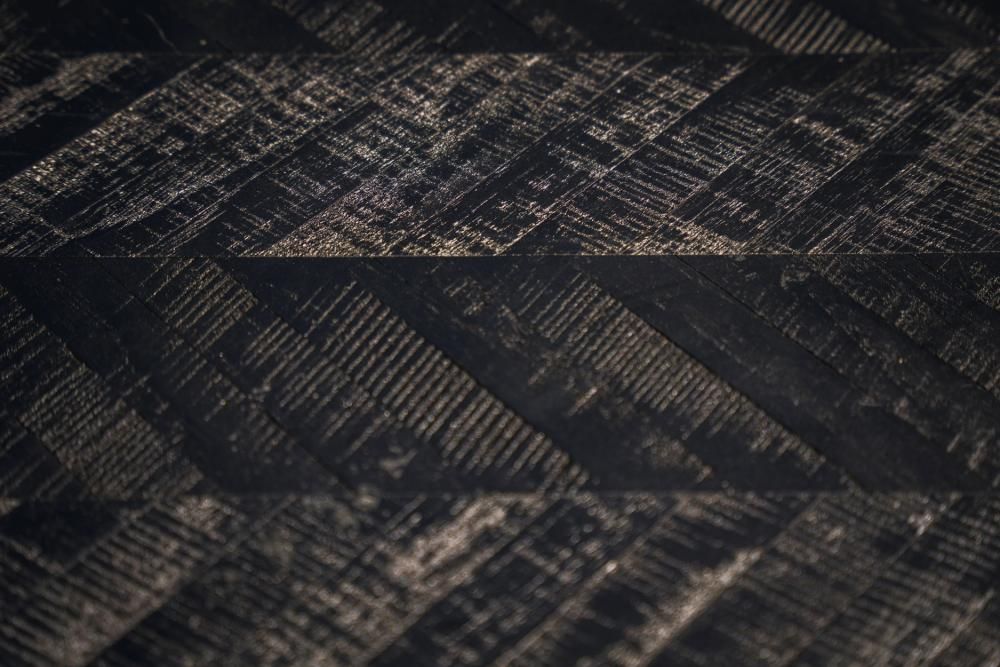 Benches - The Herringbone Bench - Black - 110 - BAZAR BIZAR LIVING