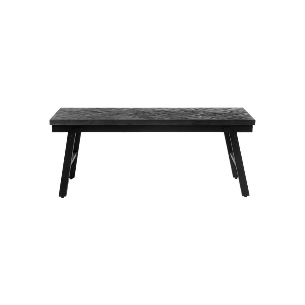 Benches - The Herringbone Bench - Black - 110 - BAZAR BIZAR LIVING