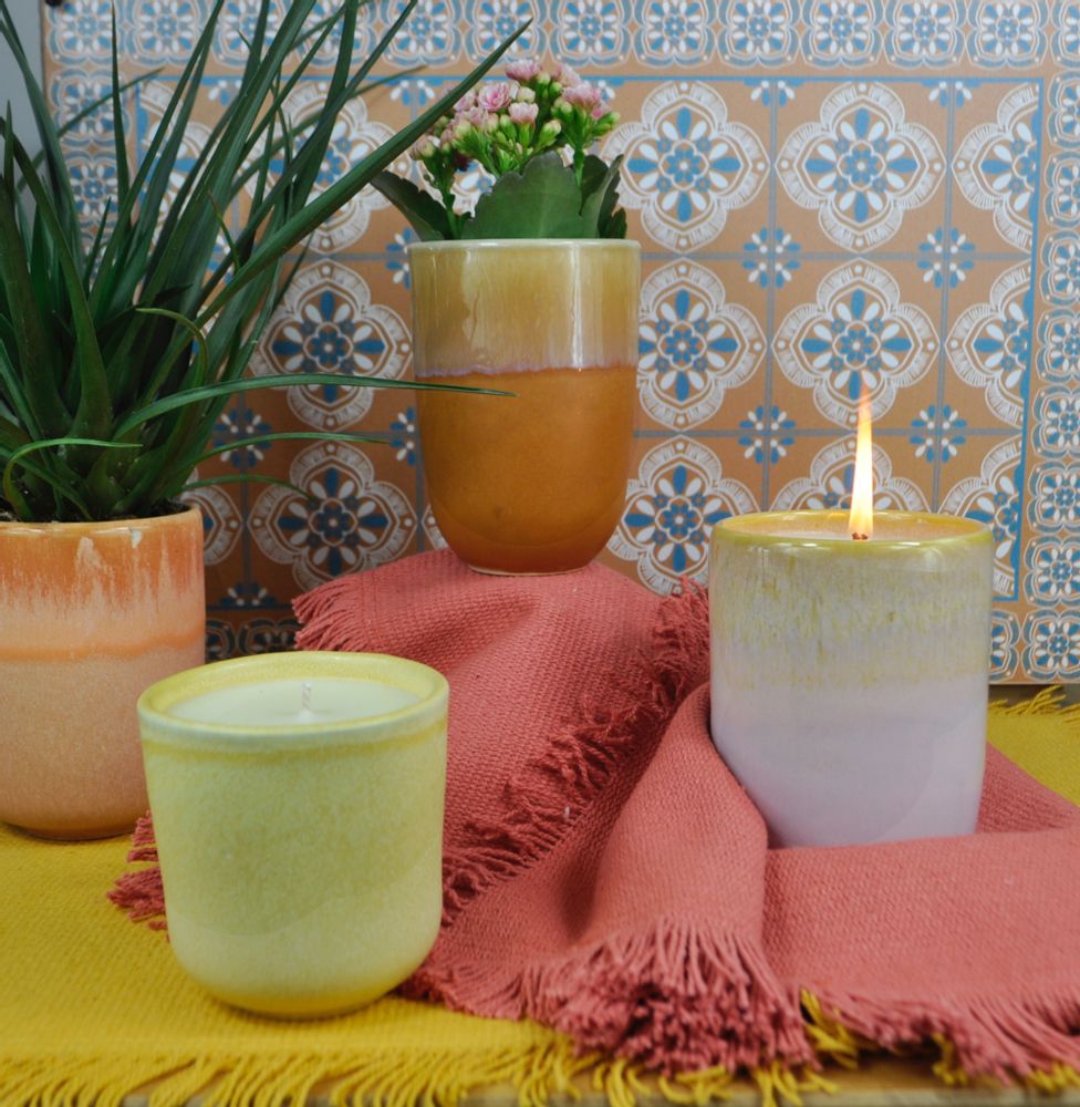 Candles - NATURAL SQUARE LOUNGE CANDLE - NATOÈ FRAGRANCES