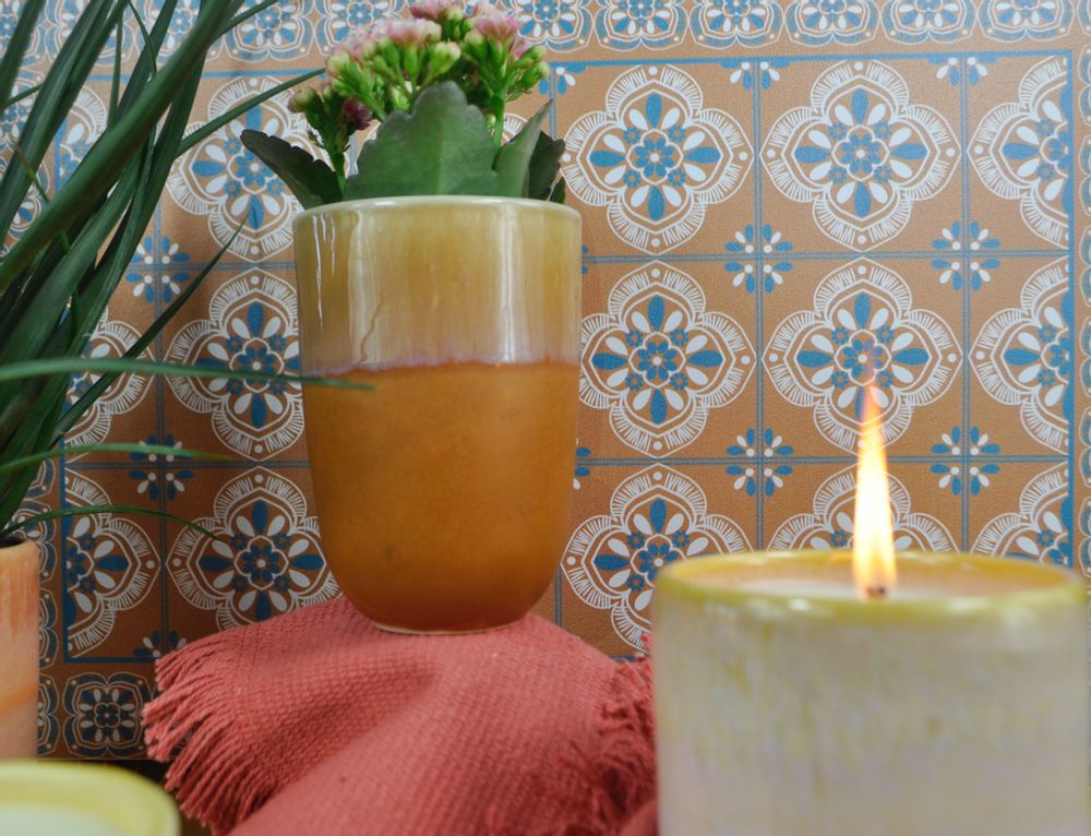 Candles - NATURAL SQUARE LOUNGE CANDLE - NATOÈ FRAGRANCES