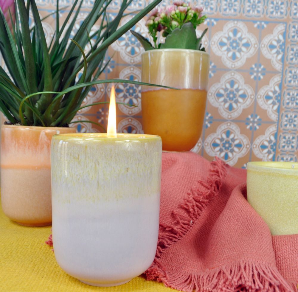 Candles - NATURAL SQUARE LOUNGE CANDLE - NATOÈ FRAGRANCES