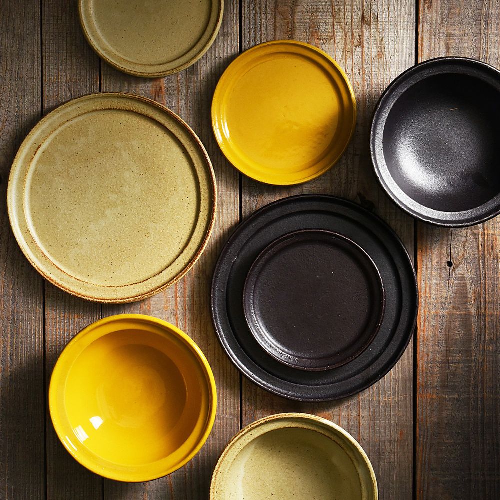 Everyday plates - Le temps - MARUMITSU POTERIE