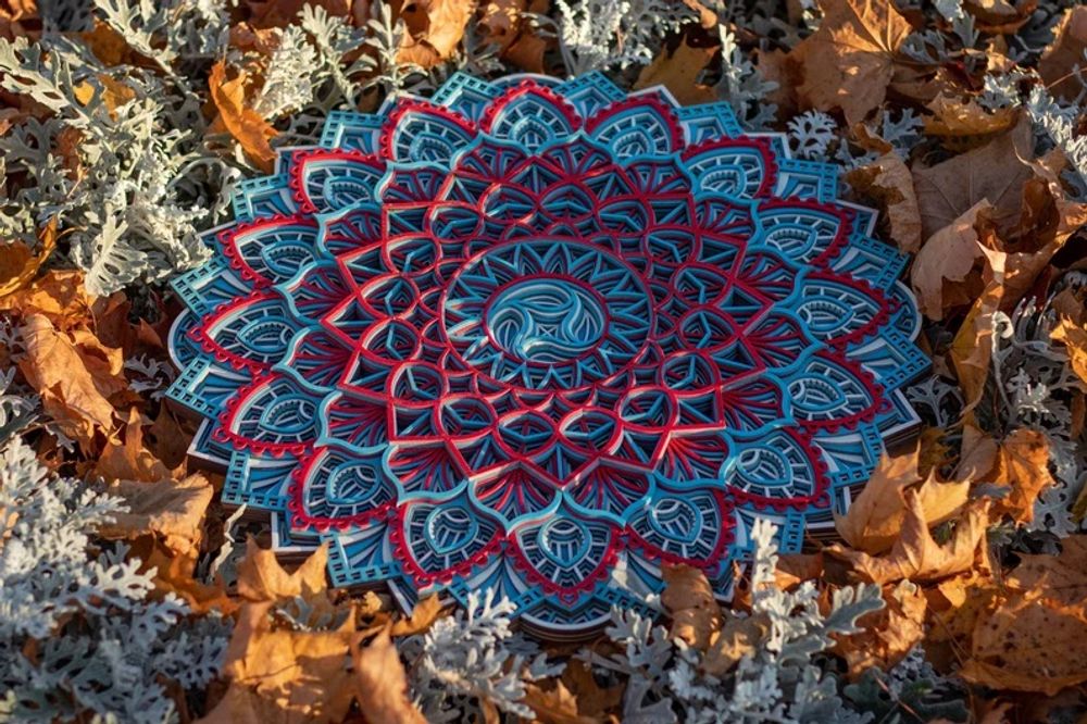 Other wall decoration - Wood Mandala, Apartment Decor, Elegant Wall Art - BHDECOR