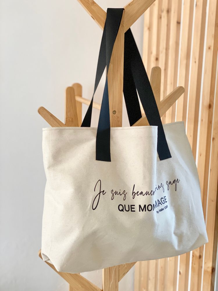 Sacs et cabas - CABAS cotton "Sage comme une image" - ATELIER COSTÀ