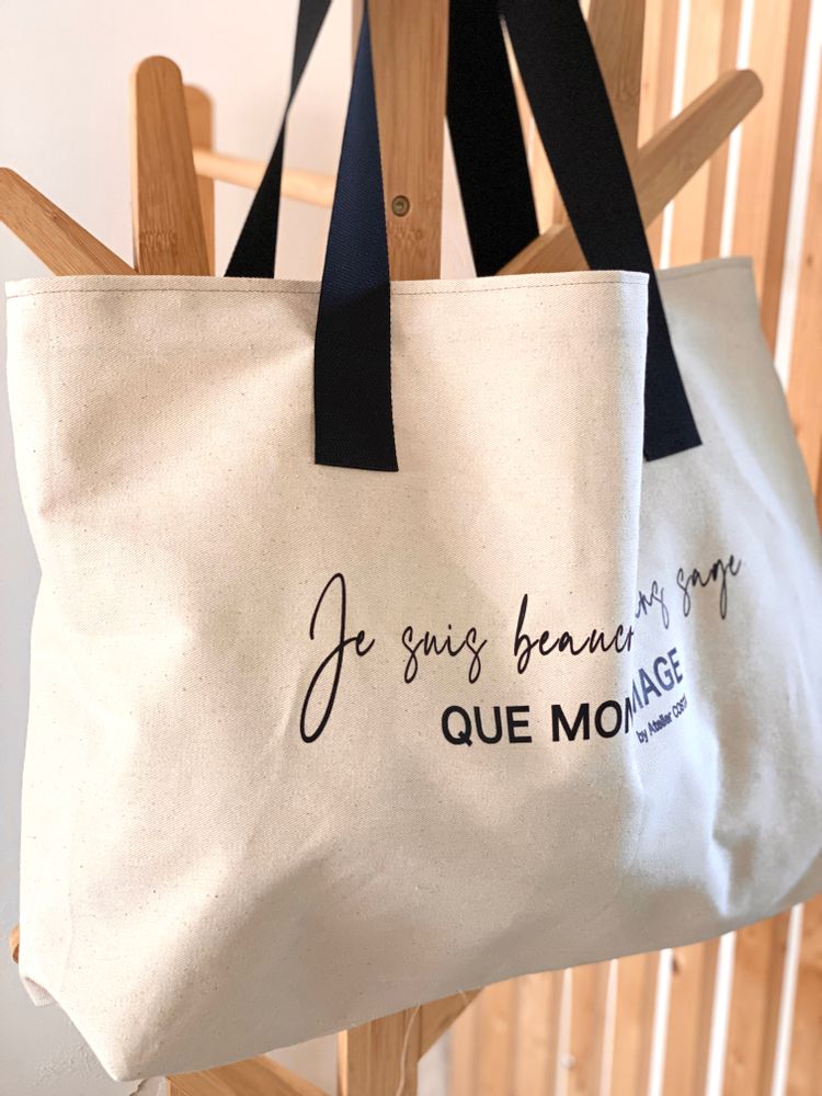 Sacs et cabas - CABAS cotton "Sage comme une image" - ATELIER COSTÀ