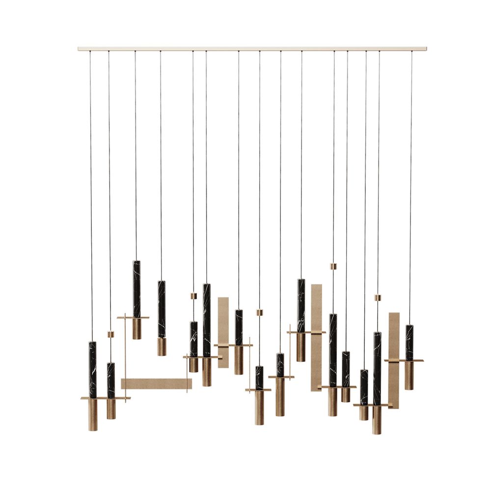 Ceiling lights - Portland Suspension Lamp - PORUS STUDIO