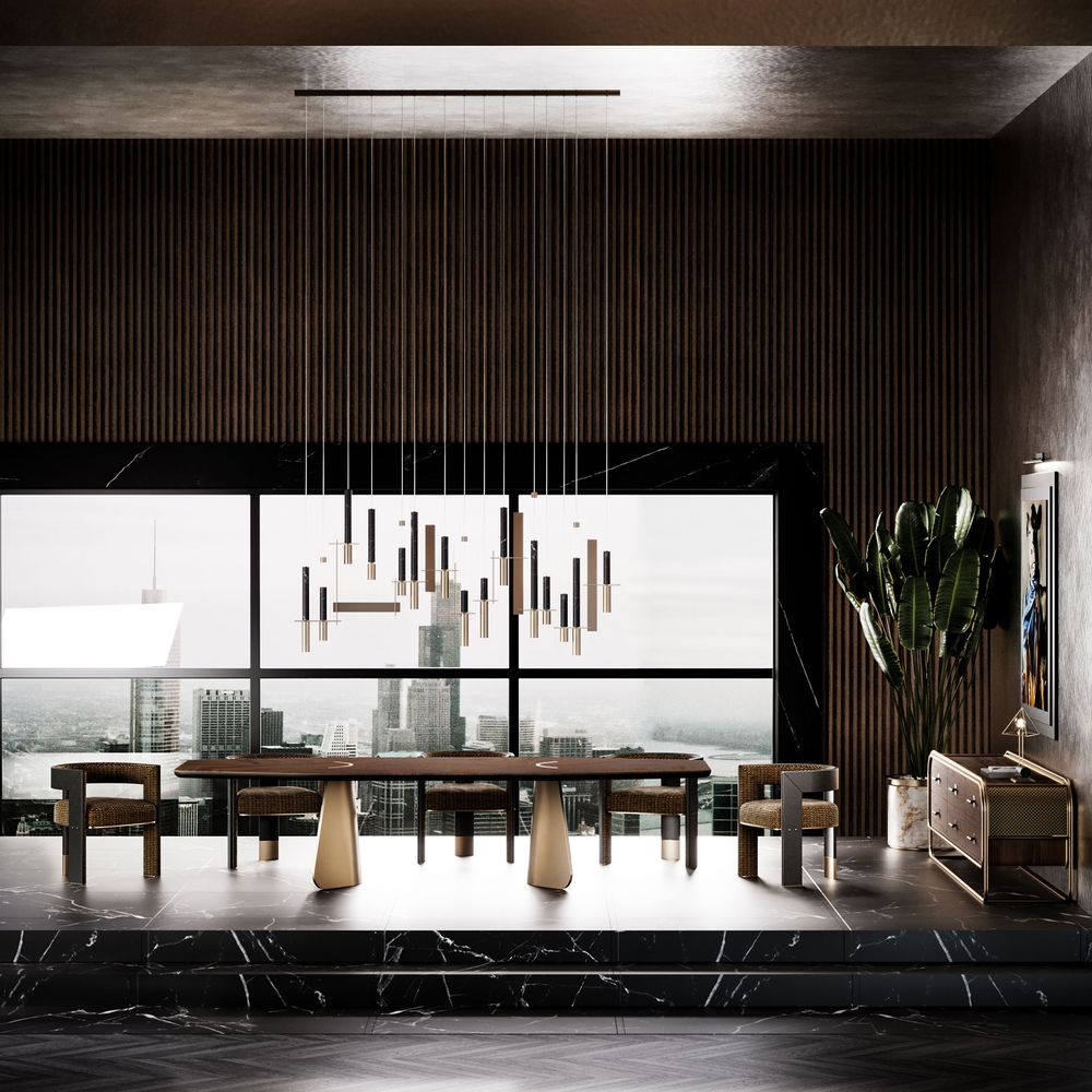 Ceiling lights - Portland Suspension Lamp - PORUS STUDIO
