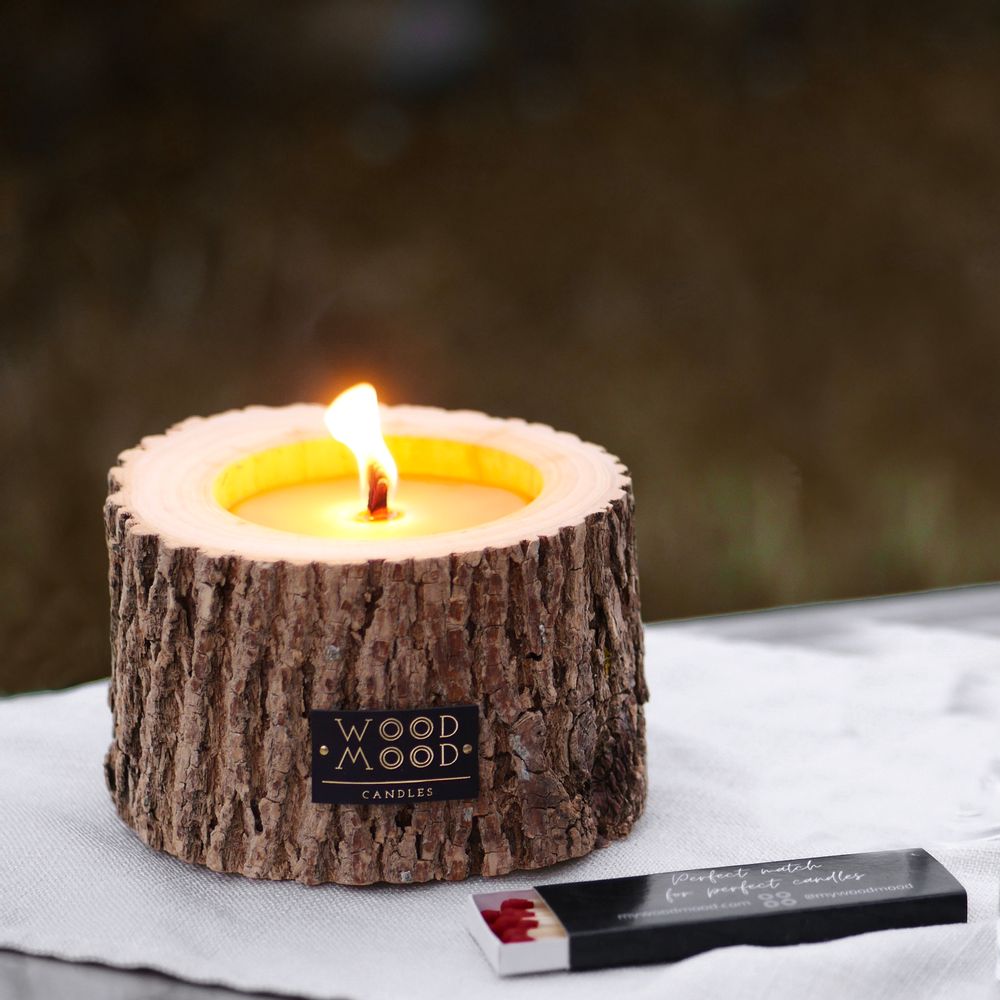 Cadeaux - Bougies en bois, WOOD MOOD - UKRAINIAN CERAMIC AND CRAFT