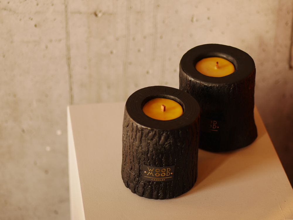 Cadeaux - Bougies en bois, WOOD MOOD - UKRAINIAN CERAMIC AND CRAFT