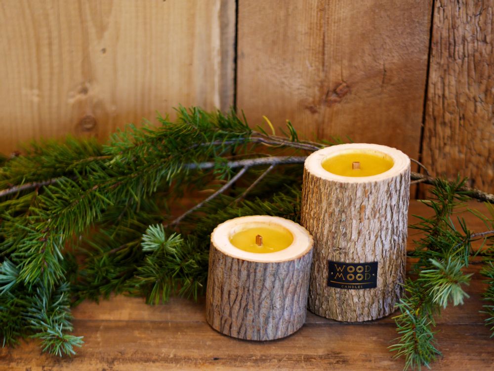 Cadeaux - Bougies en bois, WOOD MOOD - UKRAINIAN CERAMIC AND CRAFT