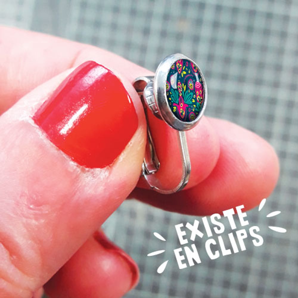 Bijoux - Puces d'oreilles acier chirurgical inoxydable Flash Argenté - Byzantin - LES JOLIES D'EMILIE