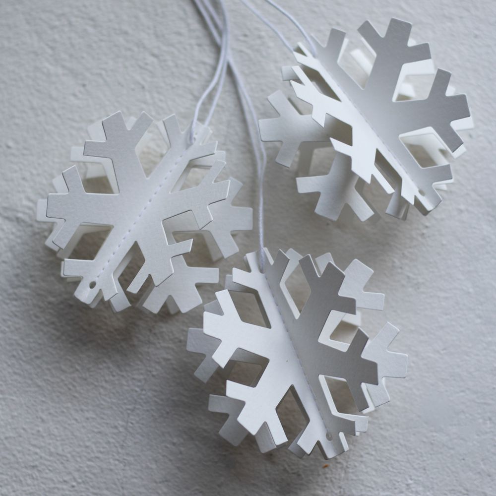 Other Christmas decorations - Snowflake Mobile - Garland - LIVINGLY