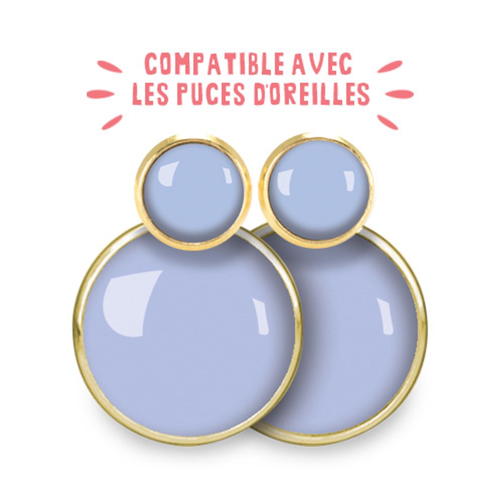 Bijoux - Nomade Billes gold Les Parisiennes Flash Lavande - LES JOLIES D'EMILIE