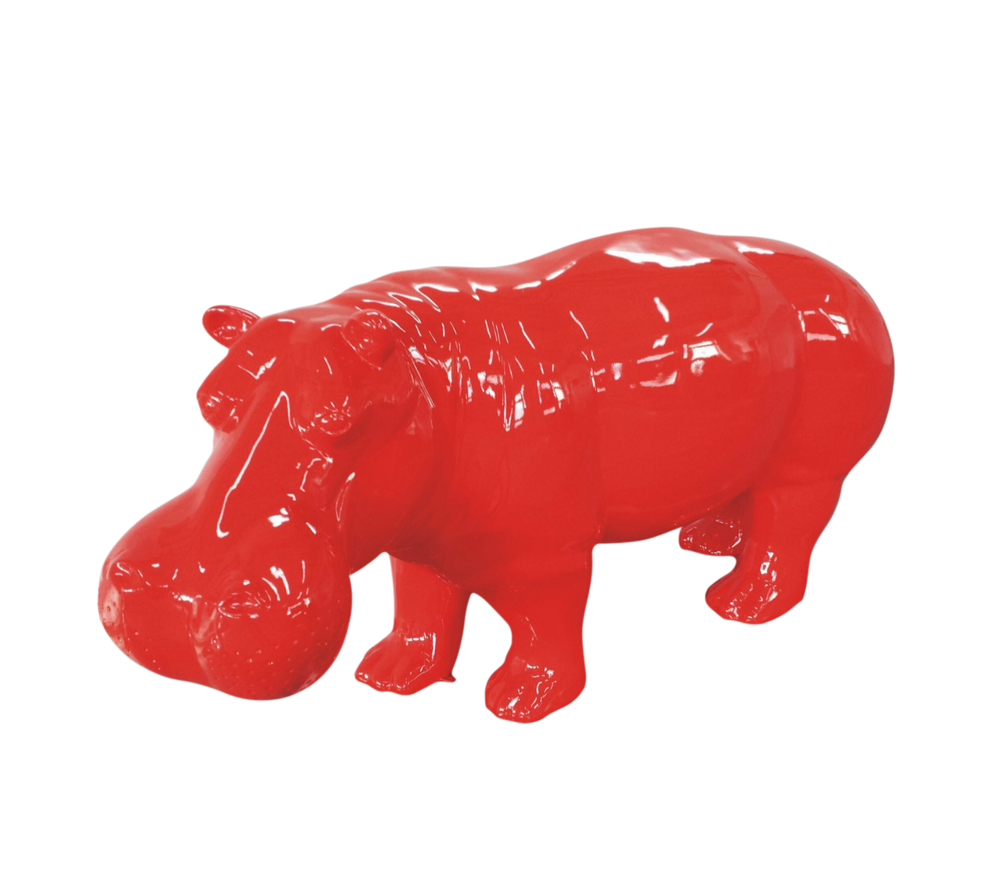 Sculptures, statuettes and miniatures - Happy Hippo Resin - GRAND DÉCOR