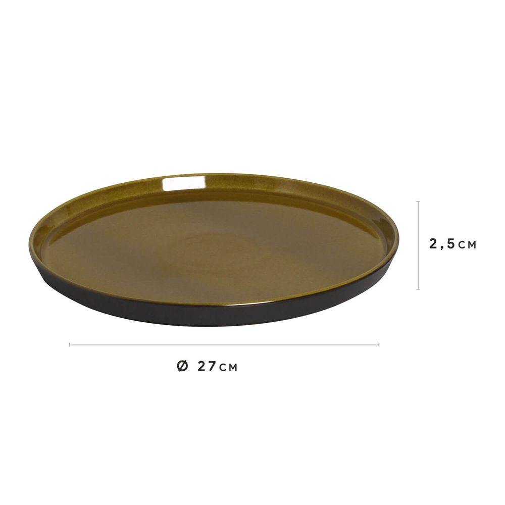 Decorative objects - NEO STONEWARE AMBAR DINNER PLATE - PORTO BRASIL CERÂMICA