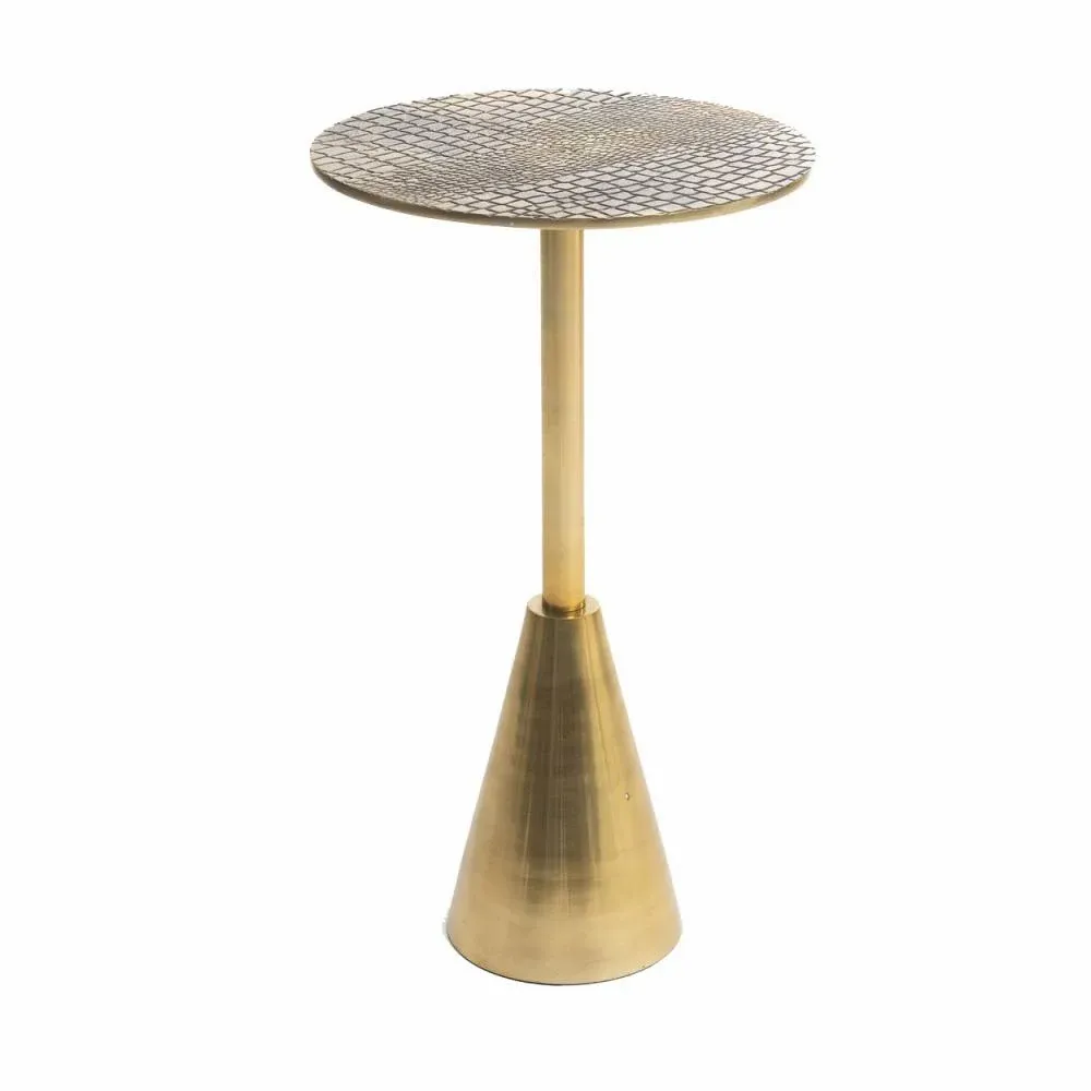 Tables basses - Table d'appoint Croco - Laiton - BAZAR BIZAR LIVING