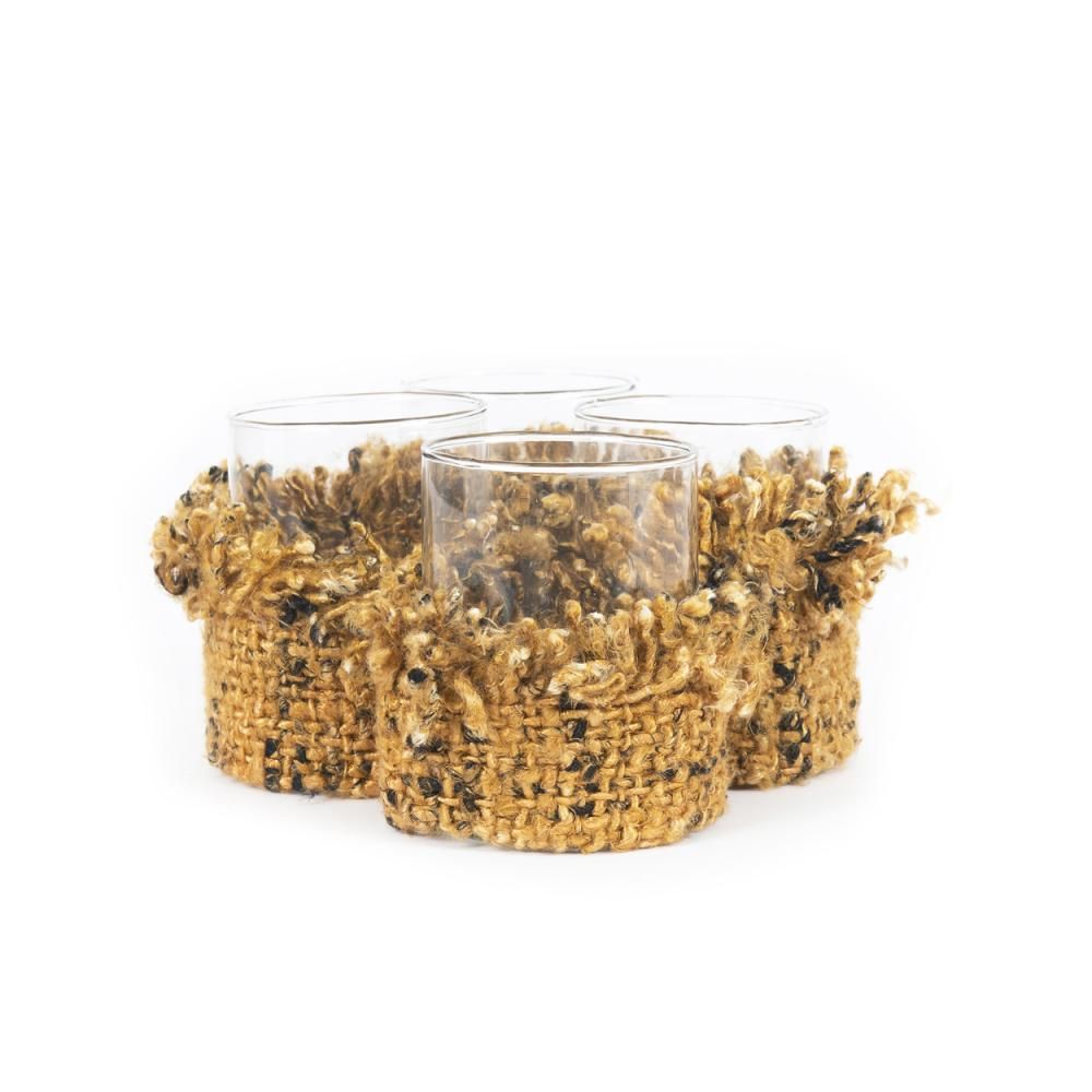 Design objects - The Oh My Gee Candle Holder - Cinnamon Black - M - Set of 4 - BAZAR BIZAR - DONT USE