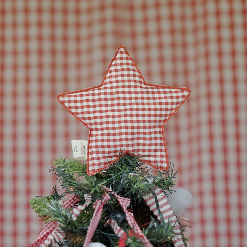 Other Christmas decorations - LASTAR - New textile Christmas Tree Tip and Base Cover - MISCIMU' AMICI DI STOFFA