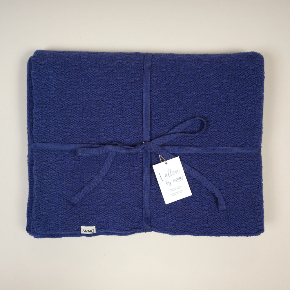 Fabric cushions - Merino wool cushions knitted in France, Vallon collection - AS'ART A SENSE OF CRAFTS