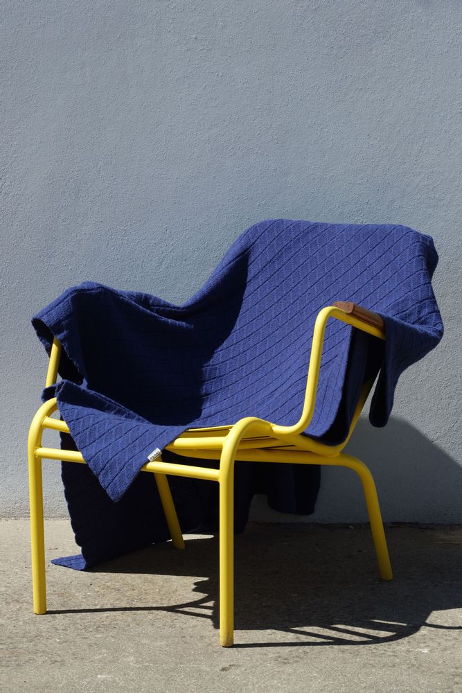 Fabric cushions - Merino wool cushions knitted in France, Vallon collection - AS'ART A SENSE OF CRAFTS