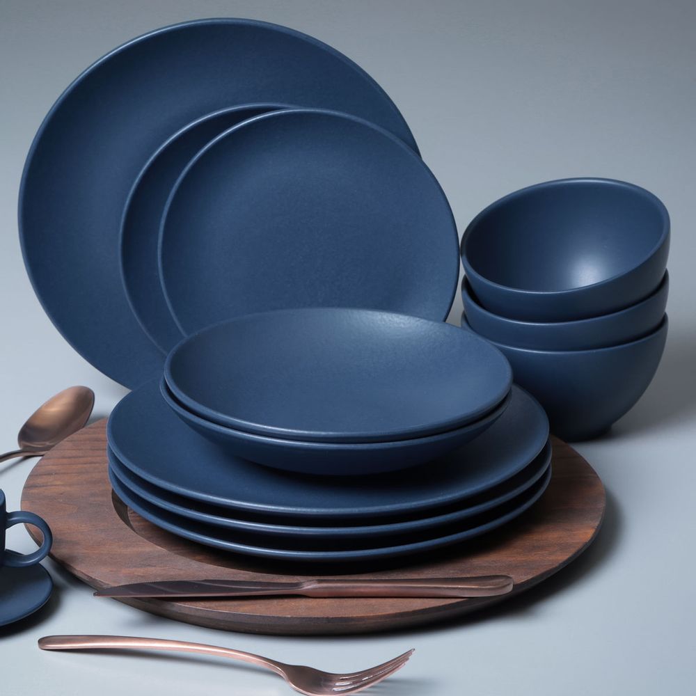 Everyday plates - STONEWARE BOREAL COUP DINNER PLATE - PORTO BRASIL CERÂMICA
