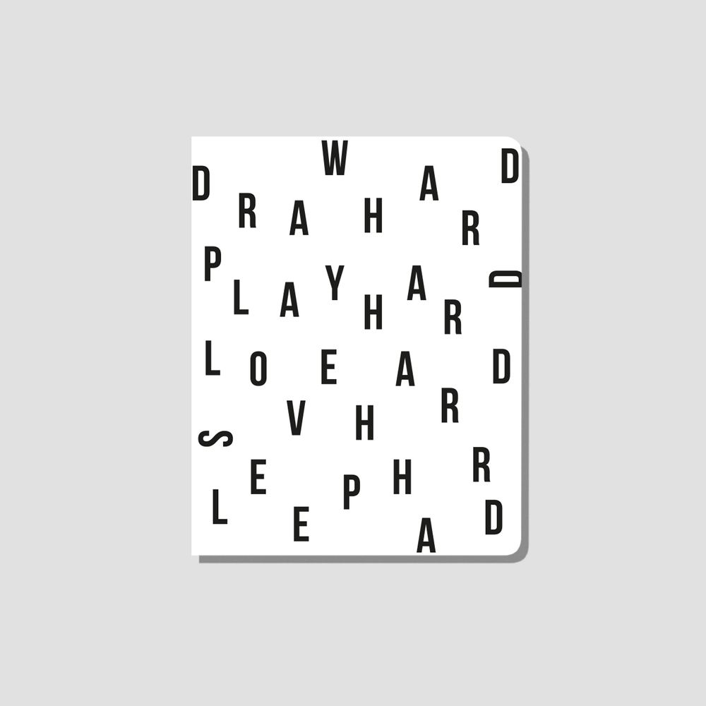 Papeterie - Carnet « Draw Hard » - OH MY BIG PLAN