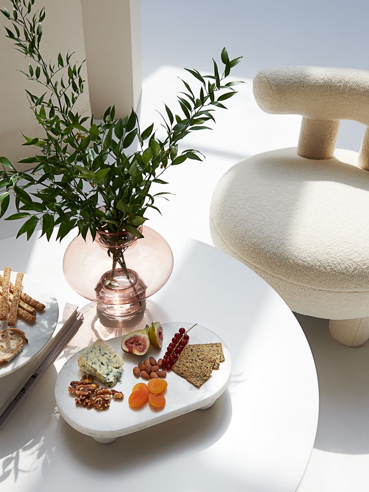Plats et saladiers - Service de table en marbre Zuma - AURA LIVING