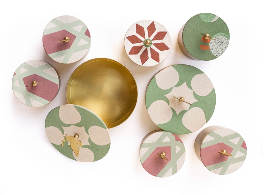 Storage boxes - Tiled Box series (S) - ASMA'S CRAFTS