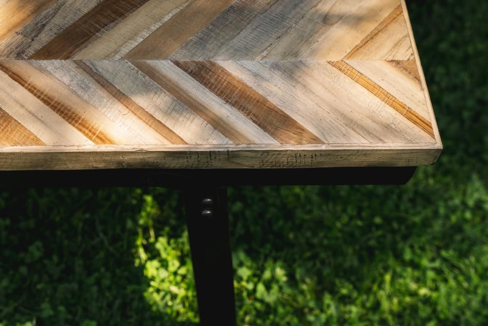 Bancs - Le Banc à Chevrons - Naturel - 110 - BAZAR BIZAR LIVING